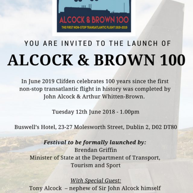 National Press Launch – Alcock and Brown 100 Festival